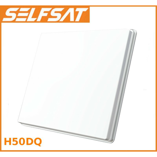 Selfsat H50DQ Flach Satantenne Quattro LNB-Version