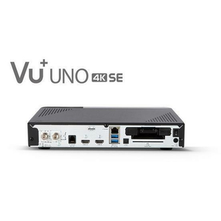VU+ Uno 4K SE UHDTV Linux E Receiver (1x DVB-S2/S2X Twin / DVB-C FBC-Tuner oder DVB-T2 MTSIF Twin-Tuner / PVR-ready / Display / USB 3.0 / GigaBit)
