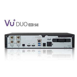 VU+ Duo 4K SE 1x DVB-S2/S2x FBC Frontend (Legacy Twin-Tuner)
