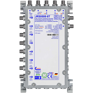 Jultec JRS0508-8M/T - Unicable Multischalter (8x8 UBs/IDs/Umsetzungen- aCSS2 Technologie)