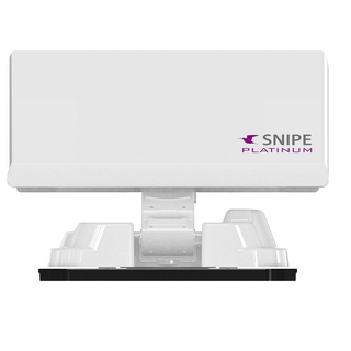 Selfsat Snipe Platinum - Single LNB - mit Bluetooth Fernbedienung und iOS / Android Steuerung - vollautomatische Satelliten Antenne (selbstausrichtend) incl. Montageplatte