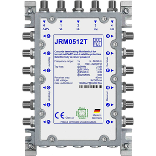 Jultec JRM0512T - Vormontage auf Lochblechplatte mit Potentialausgleich (ohne/mit berspannungsschutz bzw. Mast-nahem Potentialausgleich)