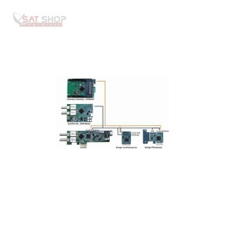 Digital Devices DuoFlex CT mini PCIe - Duale DVB-C HDTV und DVB-T Karte fr mini PCI Express Sockel und Tuner am Band (Flachbandkabel)