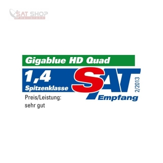 GigaBlue HD Quad Plus schwarz 2x DVB-S2 + 1x DVB-C/T2 Tuner (PVR-ready)