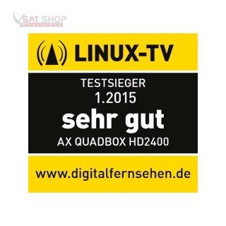 Opticum AX Quadbox HD 2400 2x DVB-S2 Tuner (PVR-ready)
