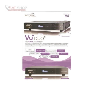 VU+ Duo2 Quad Linux HDTV Receiver 1x DVB-S2 Dual-Tuner + 1x DVB-C/T2 Dual-Tuner 4000GB Festplatte