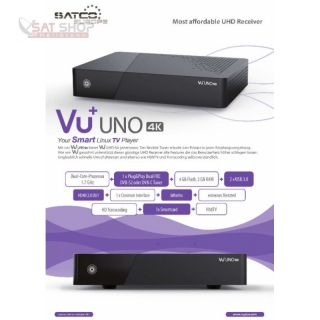 VU+ Uno 4K 1x DVB-C FBC Frontend