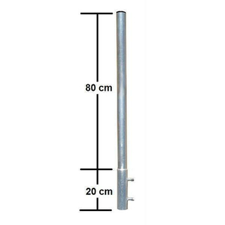 Mastverlngerung 1m / 1 Meter/ 100cm (aus Aluminium - fr Masten 48-50mm)