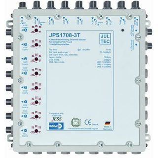 Jultec JPS1708-3T JESS-Einkabel-Schalter terminiert (erweiterbar bis auf mehrere 100 Teilnehmer / Made in Germany)