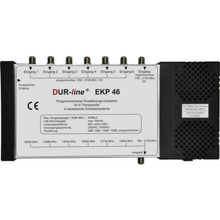 Dur-Line EKP 46 Erweiterung fr digitale SAT- Einkabelsysteme (6 frei programmierbare Transponder)