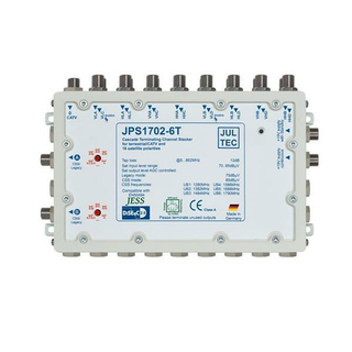 Jultec JPS1702-6TN JESS-Einkabel-Schalter mit Netzteil (erweiterbar bis auf mehrere 100 Teilnehmer / Made in Germany)