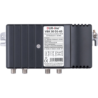DUR-line VBK30 D1-65 30db BK Hausanschlussverstrker mit Rckkanal 5-65 MHz
