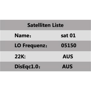 Satfinder SF-3000 digital mit LCD-Anzeige (Satellitenerkennung/Transponderanzeige/Kompass)