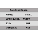 Satfinder SF-3000 digital mit LCD-Anzeige (Satellitenerkennung/Transponderanzeige/Kompass)