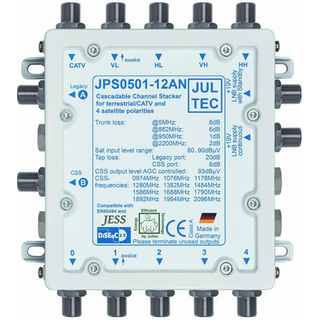 Jultec JPS0501-12AN JESS-Einkabel-Schalter (erweiterbar bis auf mehrere 100 Teilnehmer / Made in Germany)