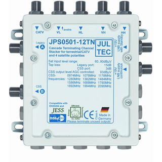 Jultec JPS0501-12TN JESS-Einkabel-Schalter (erweiterbar bis auf mehrere 100 Teilnehmer / Made in Germany)