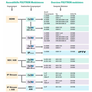 POLYTRON HDM-1 C HDMI-Modulator in DVB-C/IP-Stream