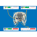 Jultec JAD3xxTRS/TSM Antennendose für Unicable / Jess