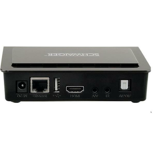 Schwaiger DSR41IP Full HDTV Media-Player/Receiver fr SAT>IP (DC-IN, Internet, HDMI, IR Empfnger, CVBS (A/V), S/PDIF, USB)