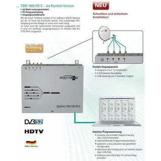 POLYTRON Poly Select TSM 1000 HD-C / HD-CF (Programmierung ber LAN-Schnittstelle)