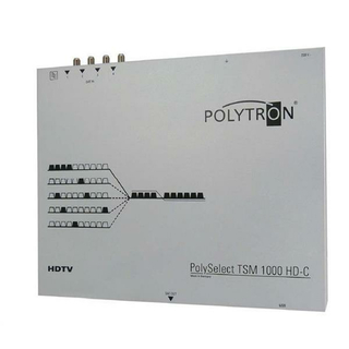POLYTRON Poly Select TSM 1000 HD-C (Programmierung ber LAN-Schnittstelle)