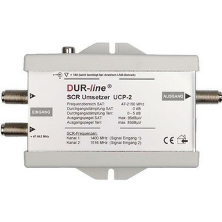 Dur-Line Einkabelumsetzer UCP 2 (2 Teilnehmer an einem Koaxkabel / Unicable-Router)
