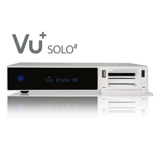 VU+ Solo2 WE (wei) Twin Linux HDTV Satreceiver (HDD zur Auswahl)