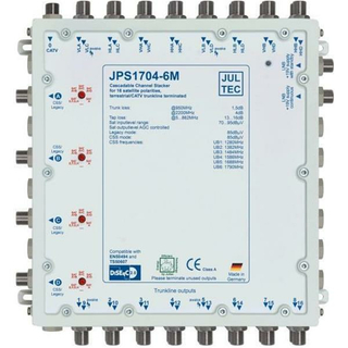 Jultec JPS1704-6T/M/TN JESS-Einkabel-Schalter (erweiterbar bis auf mehrere 100 Teilnehmer / Made in Germany)