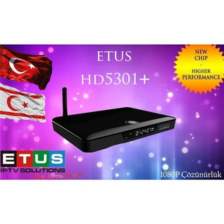 ETUS IPTV Version3 1080p Full HD schwarz mit 1 Jahr Laufzeit