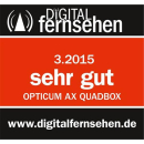 Opticum AX Quadbox HD 2400 4x DVB-S2 Tuner 1000GB 2.5" Festplatte