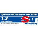 Opticum AX Quadbox HD 2400 4x DVB-C Tuner 2000GB 2.5" Festplatte