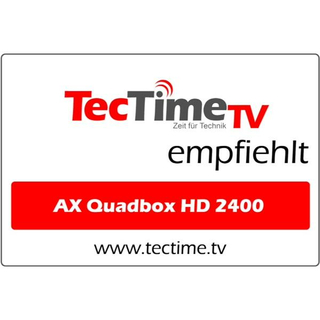 Opticum AX Quadbox HD 2400 1x DVB-S2 + 1x DVB-C Tuner (PVR-ready)
