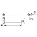 Erdungsrohrschelle Obo-Bettermann 17-48mm V2A für Antennenmast (Erdung/Potentialausgleich)