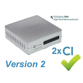 Digital Devices Octopus NET V2 S2/2 - SAT>IP Netzwerktuner (2x DVB-S2 Tuner + Twin-CI Untersttzung)