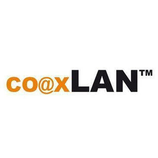 co@xLAN CL120NT Mastereinheit mit Remote-Stromversorgung und HomePlugAV Modem mit 1 LAN-Port (500 Mbit/s)