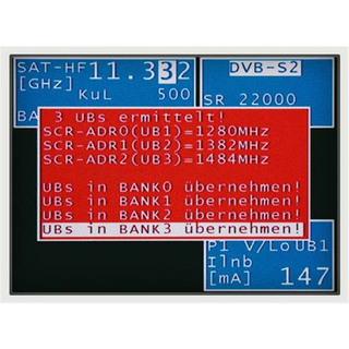 KWS Varos 109 Profi-Satmegert DVB-S/S2 mit BER-, C/N- Messung und Spektrumanalyser und Konstellationsdiagramm QPSK/8PSK (Unicable/JESS tauglich) incl Tragetasche