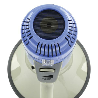 Megaphone / Megafon 25 Watt mit eingebauter Sirene + Trillerpfeife (regelbare Lautstrke)
