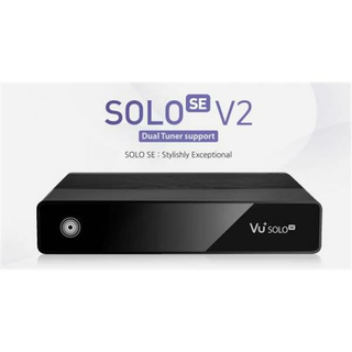 VU+ Solo SE V2 Linux E HDTV Receiver (schwarz/wei - DVB-S2 oder DVB-C/T2 Tuner)