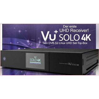 VU+ Solo 4K UHDTV Linux E Receiver (DVB-S2 + DVB-C/T2 Tuner / USB 3.0 / GigaBit)