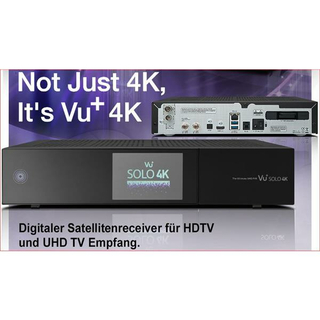 VU+ Solo 4K UHDTV Receiver mit 2x DVB-S2 FBC-Tuner
