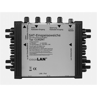 co@xLAN CL852NT Universal-Einspeiseweiche 8-fach (bis 500MBits / 1 LAN-Port / incl. Steckernetzteil)