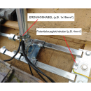 Erdungslasche Obo-Bettermann Typ 950 42/48/60mm für Antennenmast (Erdung/Potentialausgleich)