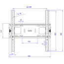 Dur-Line WHTV 06 neigbarer TV-Wandhalter mit eingebauter Wasserwaage (26-47" / 66-120cm / 75kg max. / VESA universal)