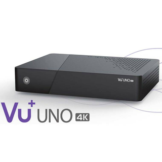 VU+ Uno 4K UHDTV Linux E Receiver (DVB-S2/S2x FBC Frontend / DVB-C FBC Frontend - USB 3.0 / GigaBit)