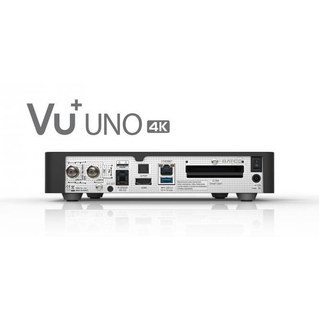 VU+ Uno 4K UHDTV Linux E Receiver (DVB-S2/S2x FBC Frontend / DVB-C FBC Frontend - USB 3.0 / GigaBit)