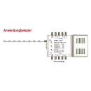 Dur-Line DCR 5-1-8K Unicable Einkabel Multischalter (für 1x8 Unicable + Kaskadenausgänge)