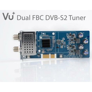 VU+ DVB-S/S2/S2x Twin FBC Sat-Tuner (Version 2)  fr Uno 4K / Uno 4K SE / Ultimo 4K / Duo 4K (Full-Band-Capture - 8 Demulatoren)