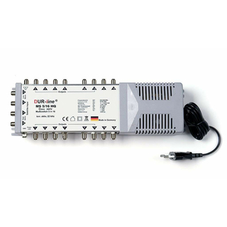 Multischalter DUR-LINE 5/16 mit Netzteil + 22khz Generator (Quad-LNB-tauglich)