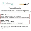 co@xLAN CL520BK BK-Daten-Durchgangsdose 3-Loch (2-862 MHz)