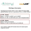 co@xLAN CL502S Sat-Daten-Stichleitungsdose 3-Loch (2-2150 MHz)